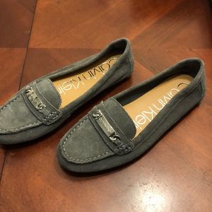 Gray Calvin Klein Loafers